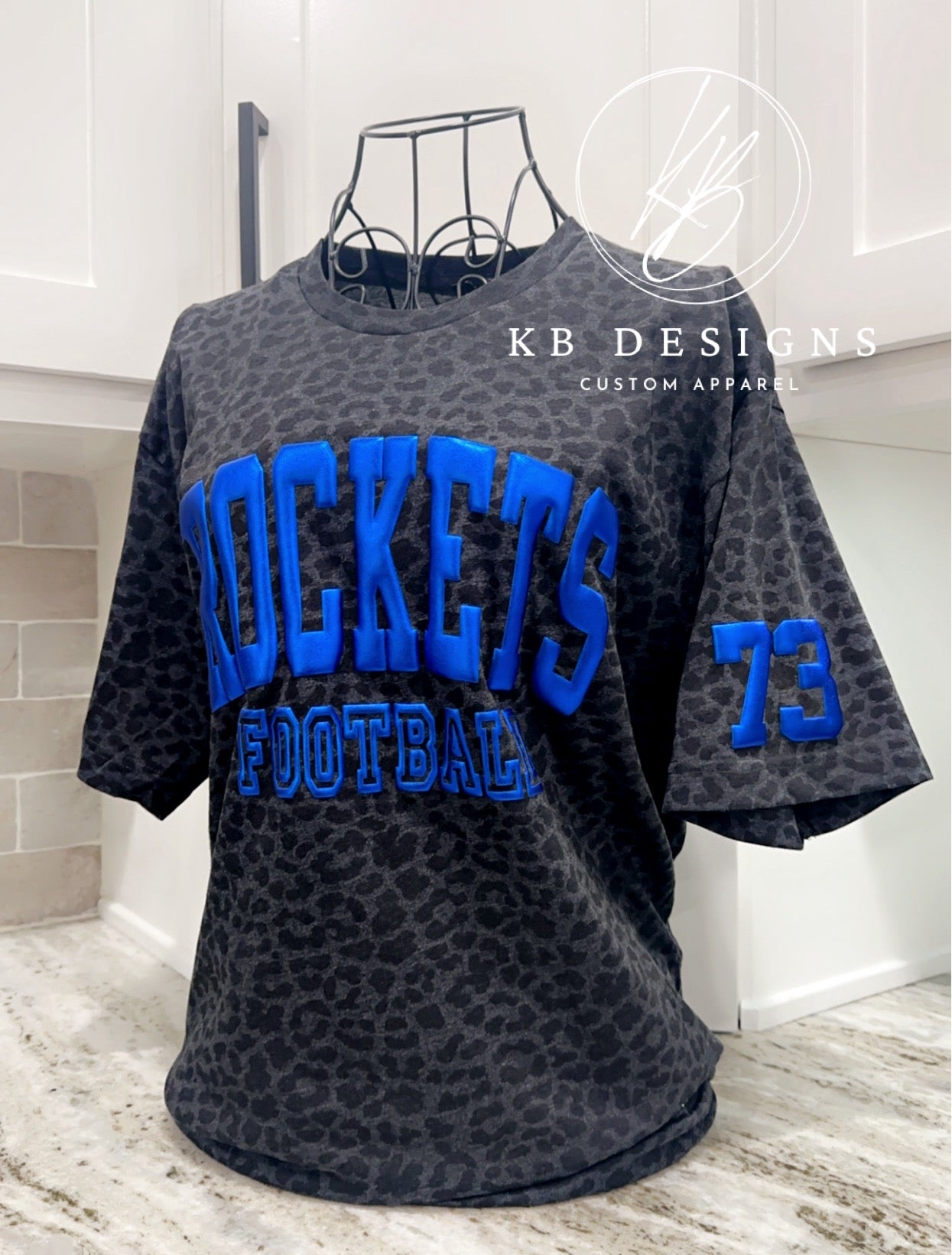 Rockets Leopard Football/Cheer Tee