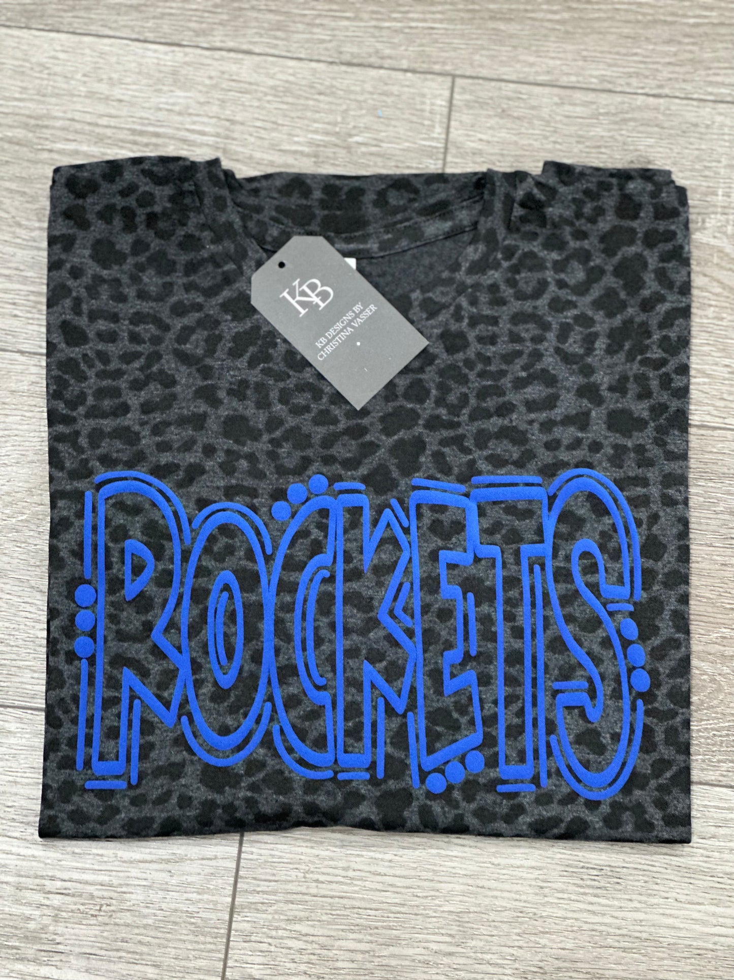 Leopard Custom Mascot Puff Shirt