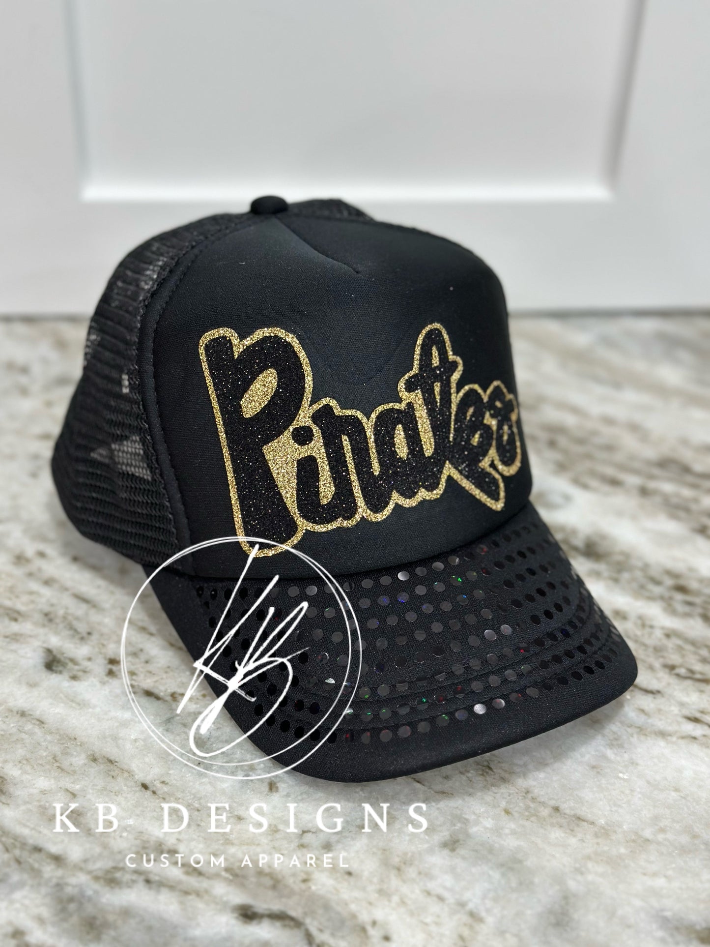 YOUTH Mascot Glitter & Spangle Trucker Hat