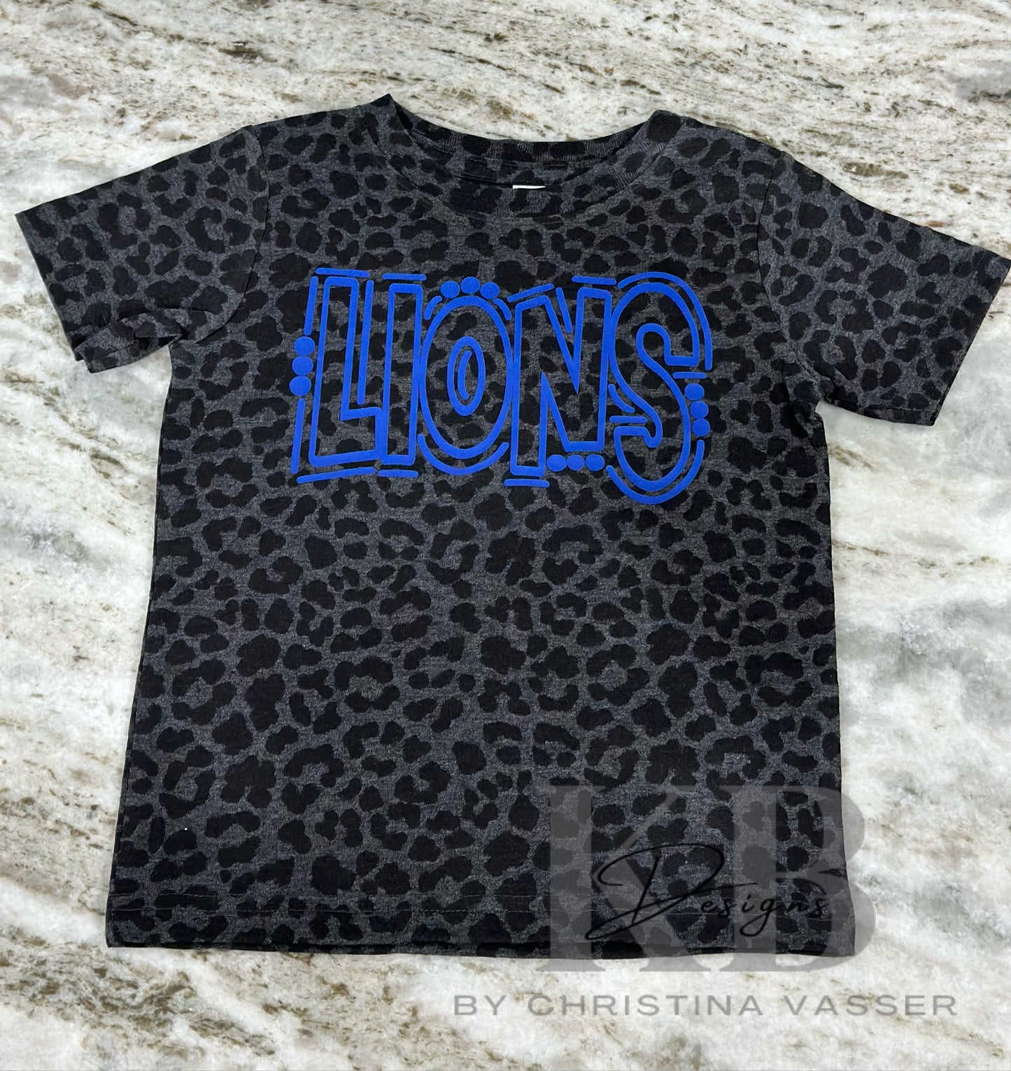 Leopard Custom Mascot Puff Shirt