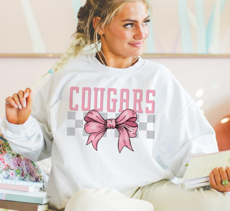 Pink Bow Career, State &  Mascot Tee