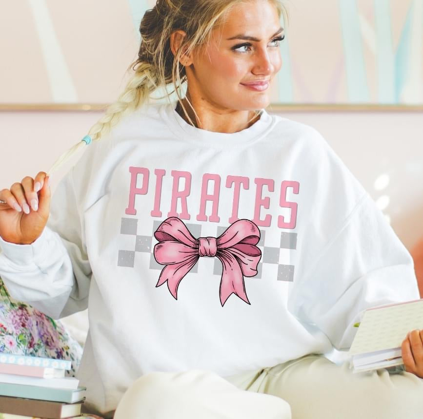 Pink Bow Career, State &  Mascot Tee