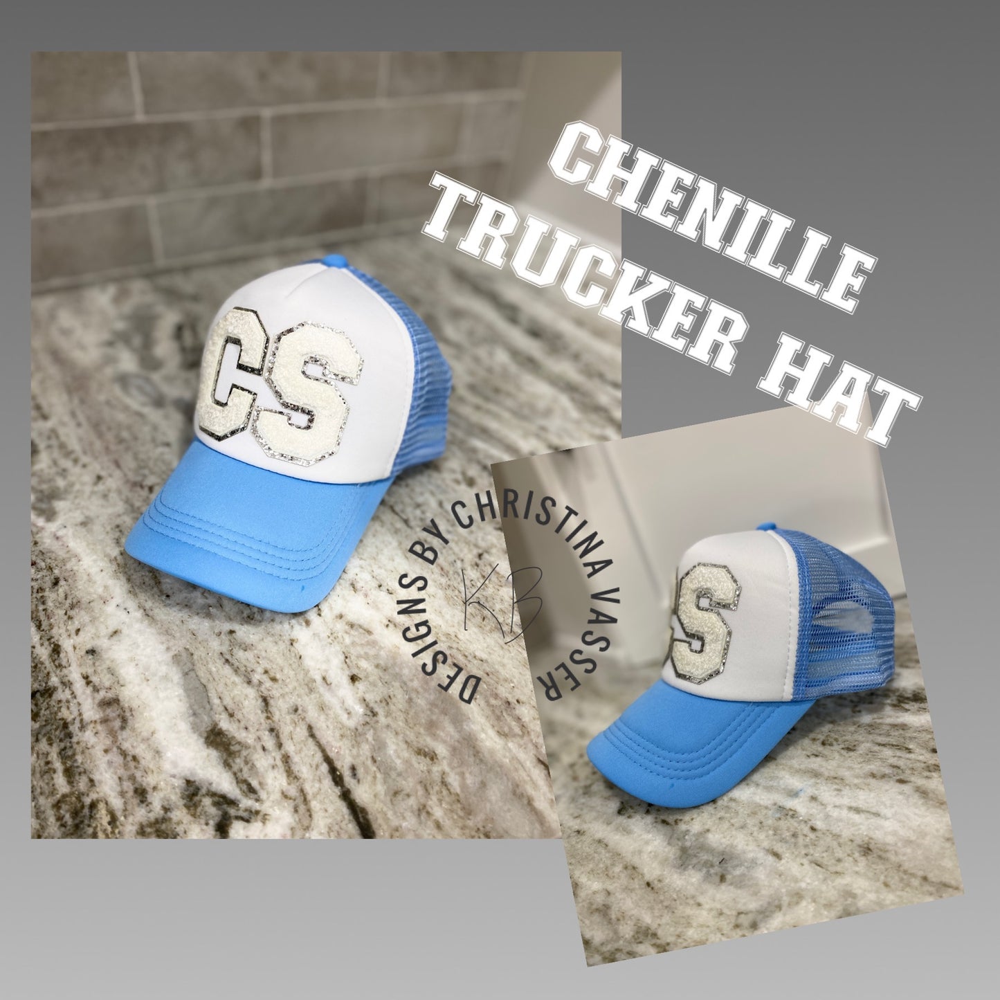 Chenille Trucker Hats