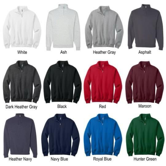 Personalized PUFF ONLY 1/4 Zip Pullover