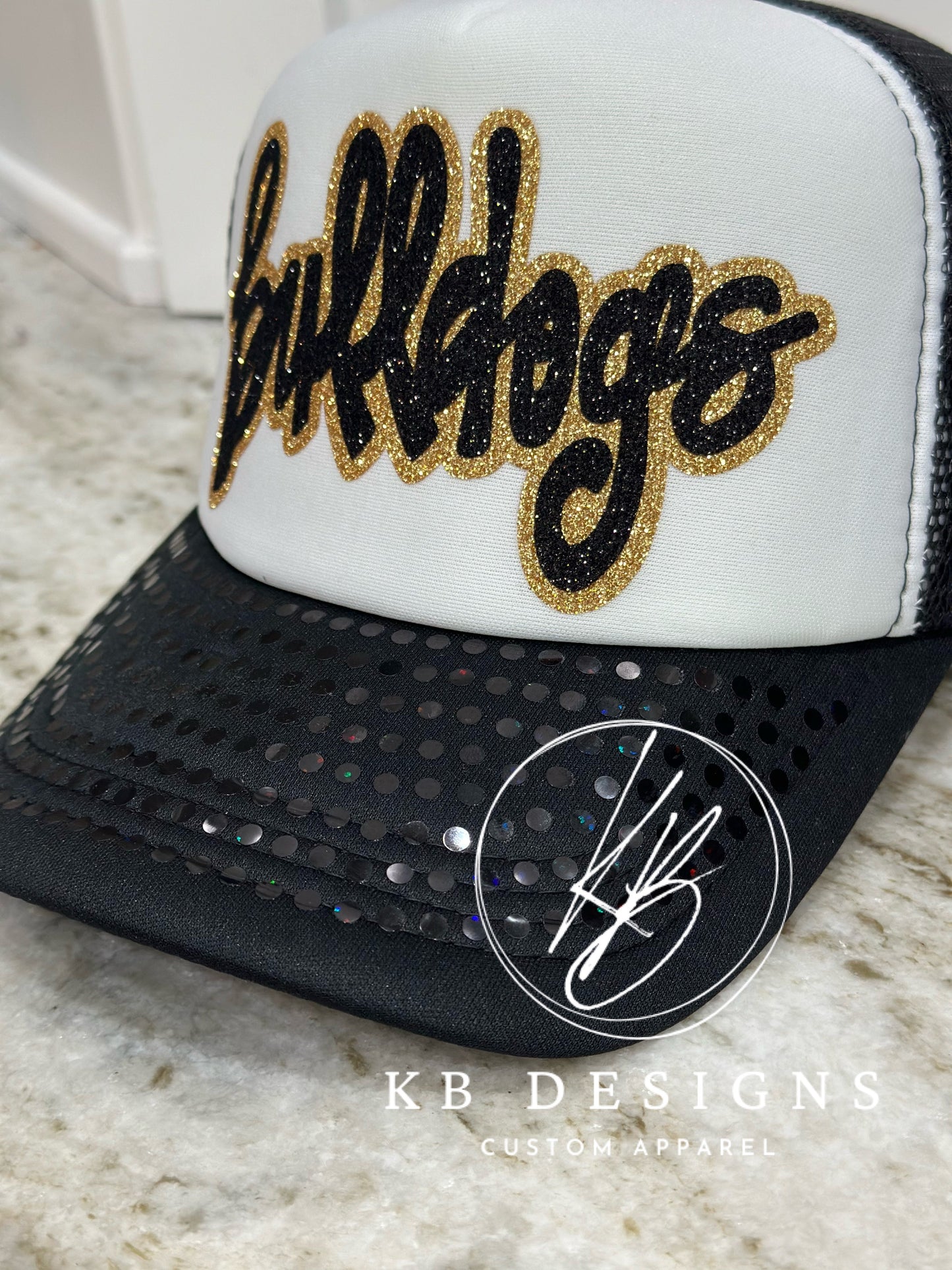 YOUTH Mascot Glitter & Spangle Trucker Hat