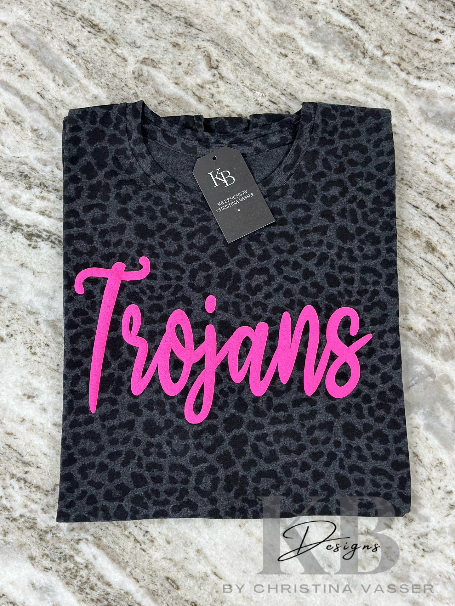 Leopard Custom Mascot Puff Shirt