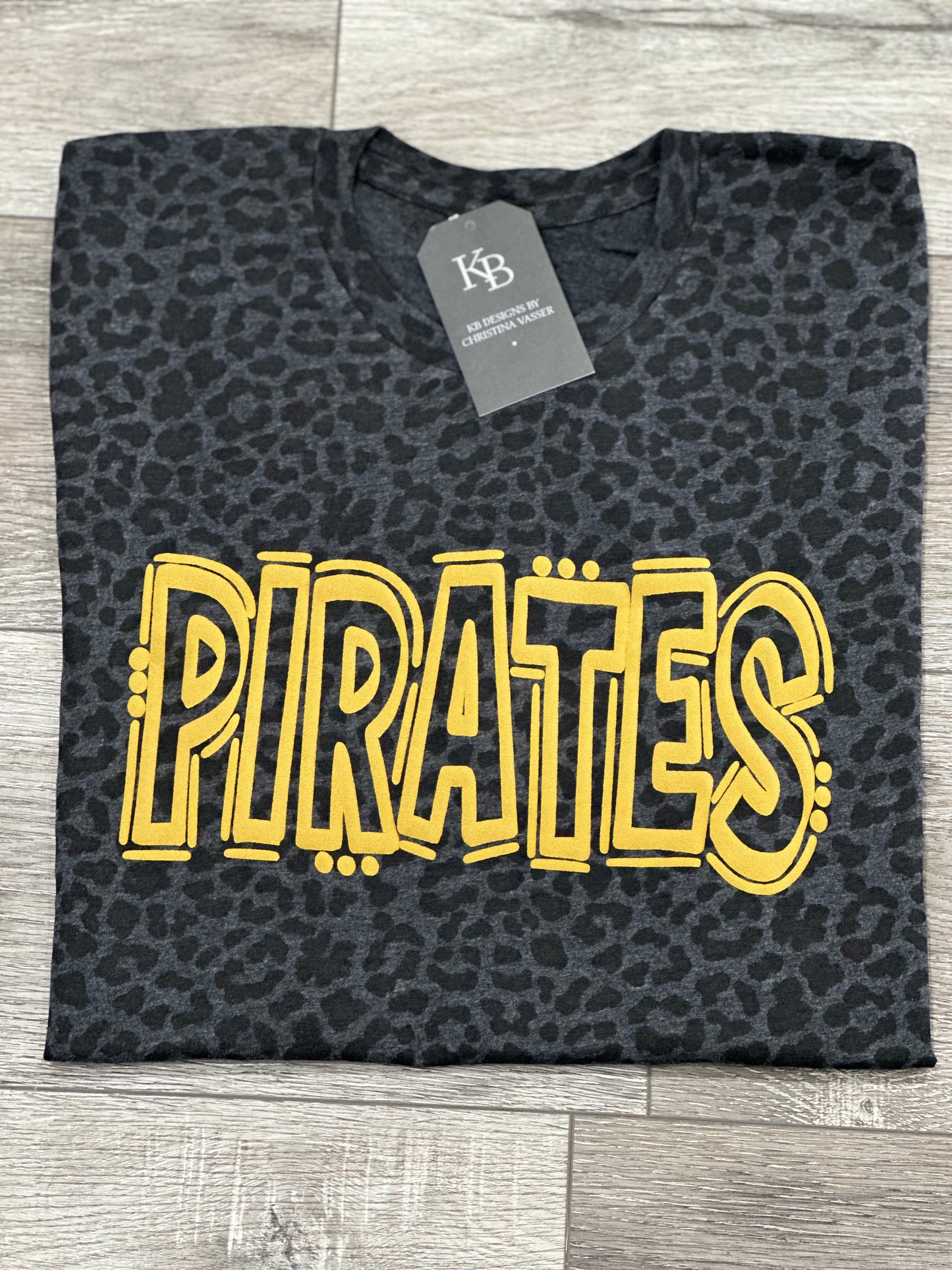 Leopard Custom Mascot Puff Shirt