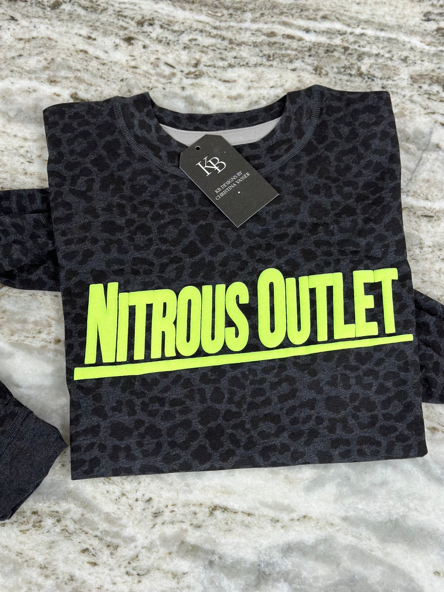 Leopard Custom Mascot Puff Shirt