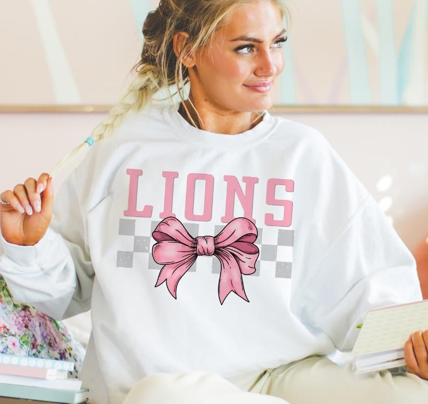 Pink Bow Career, State &  Mascot Tee