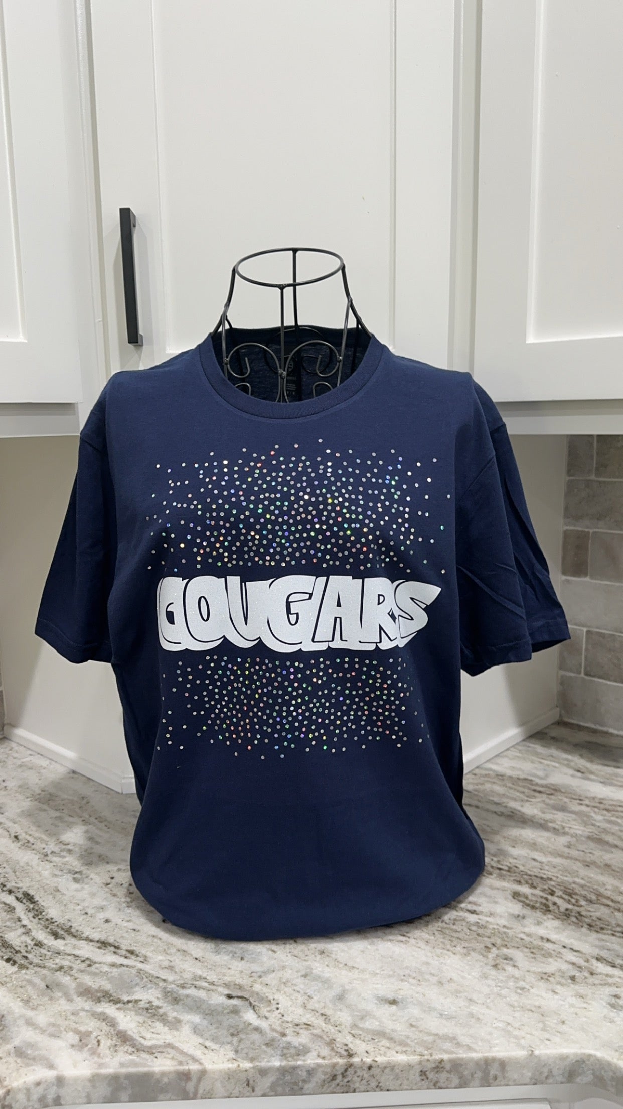 Glitter Splattered Spangle Mascot Tee