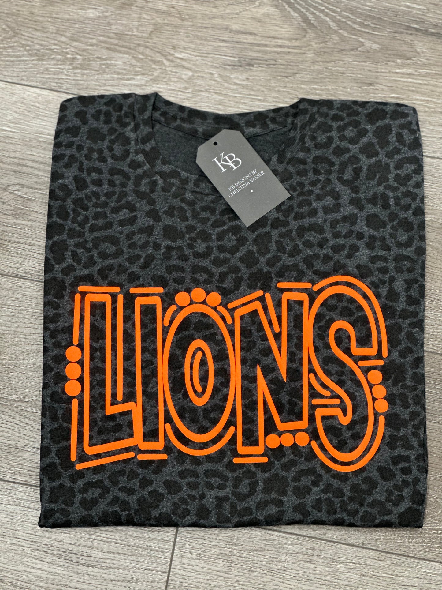 Leopard Custom Mascot Puff Shirt