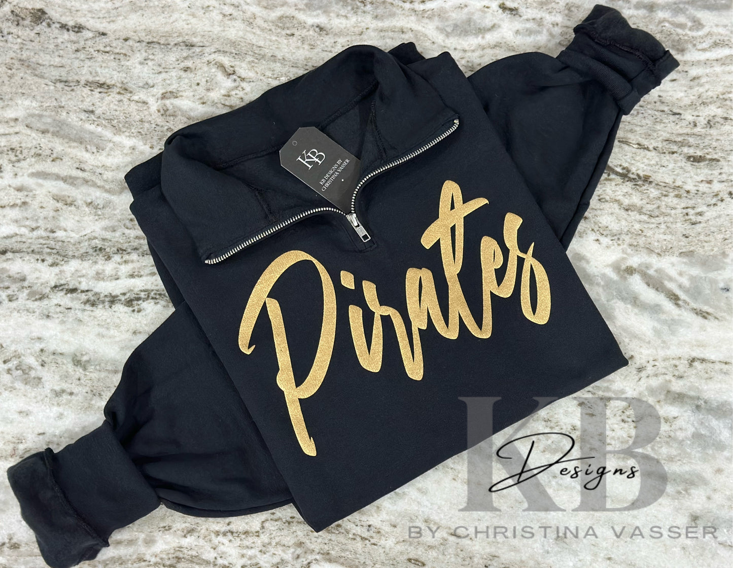 Custom Mascot PUFF ONLY Quarter Zip Pull Over