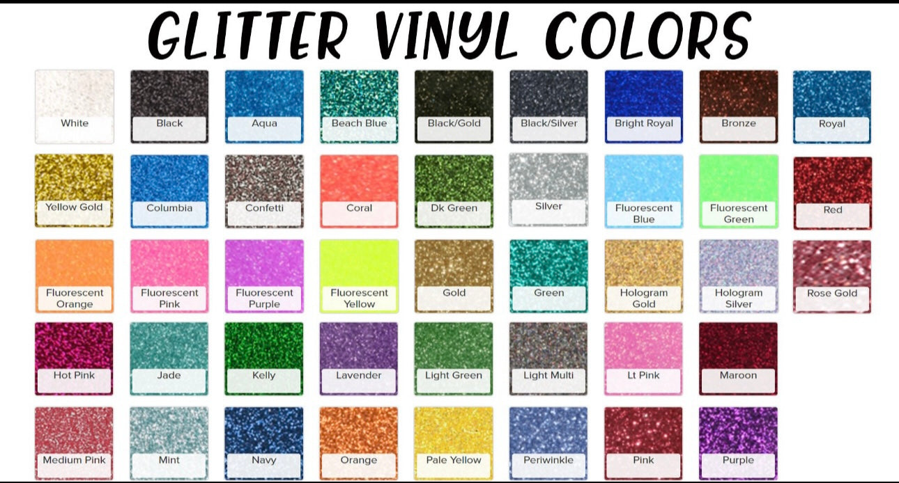 Custom Glitter & Puff Listing