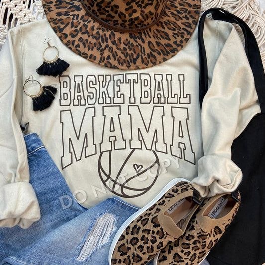 Basketball Mama puff Sweatshirt
