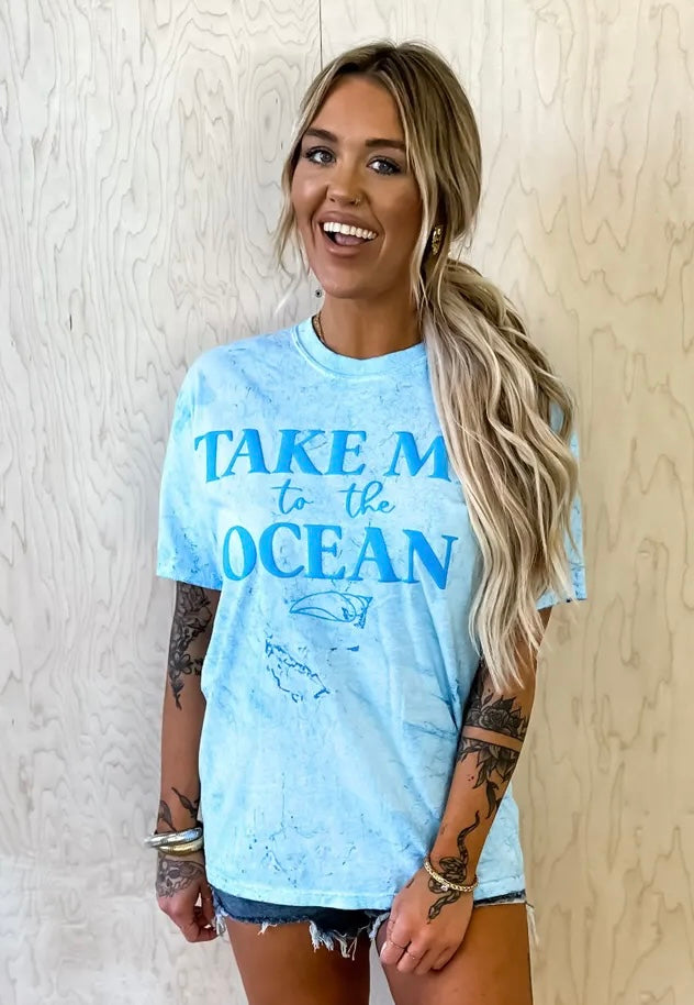 Take me to the Ocean Puff Tee