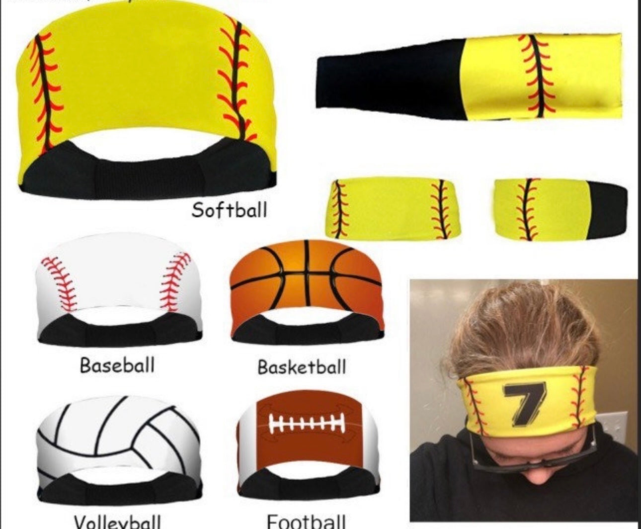 Personalized Sport Headbands