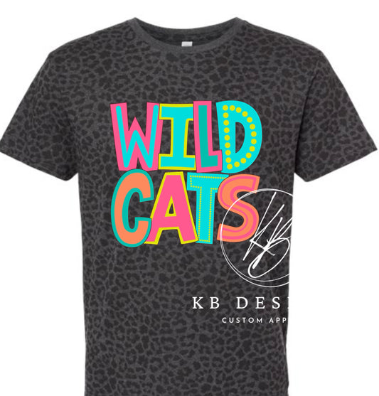 Neon Mascot Moodle Leopard Tees