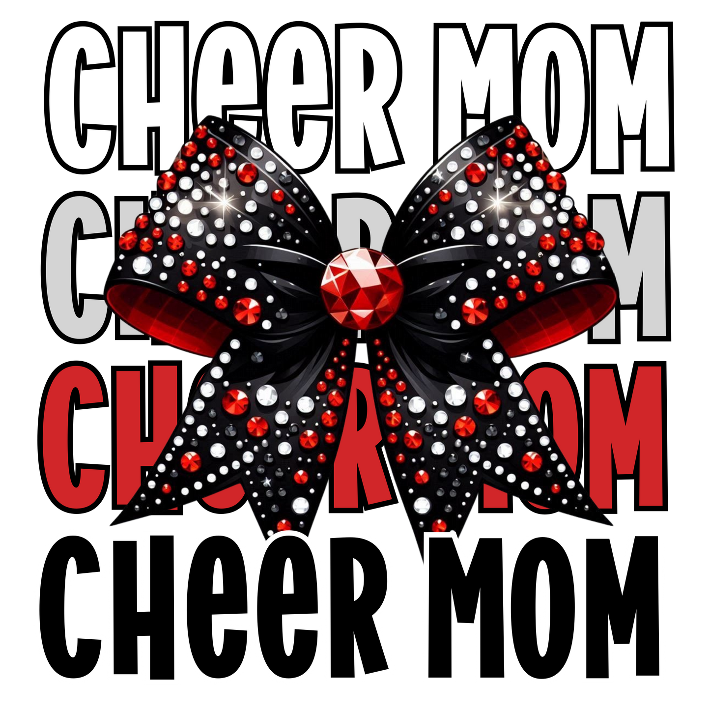 Cheer Rhinestone Bow