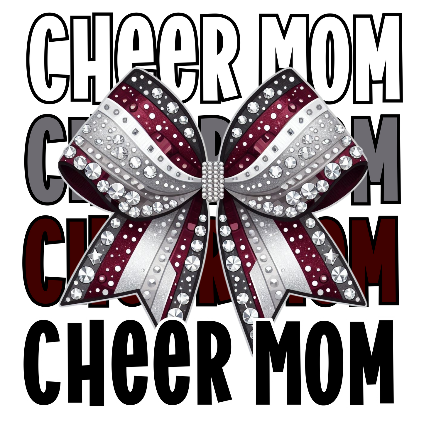 Cheer Rhinestone Bow