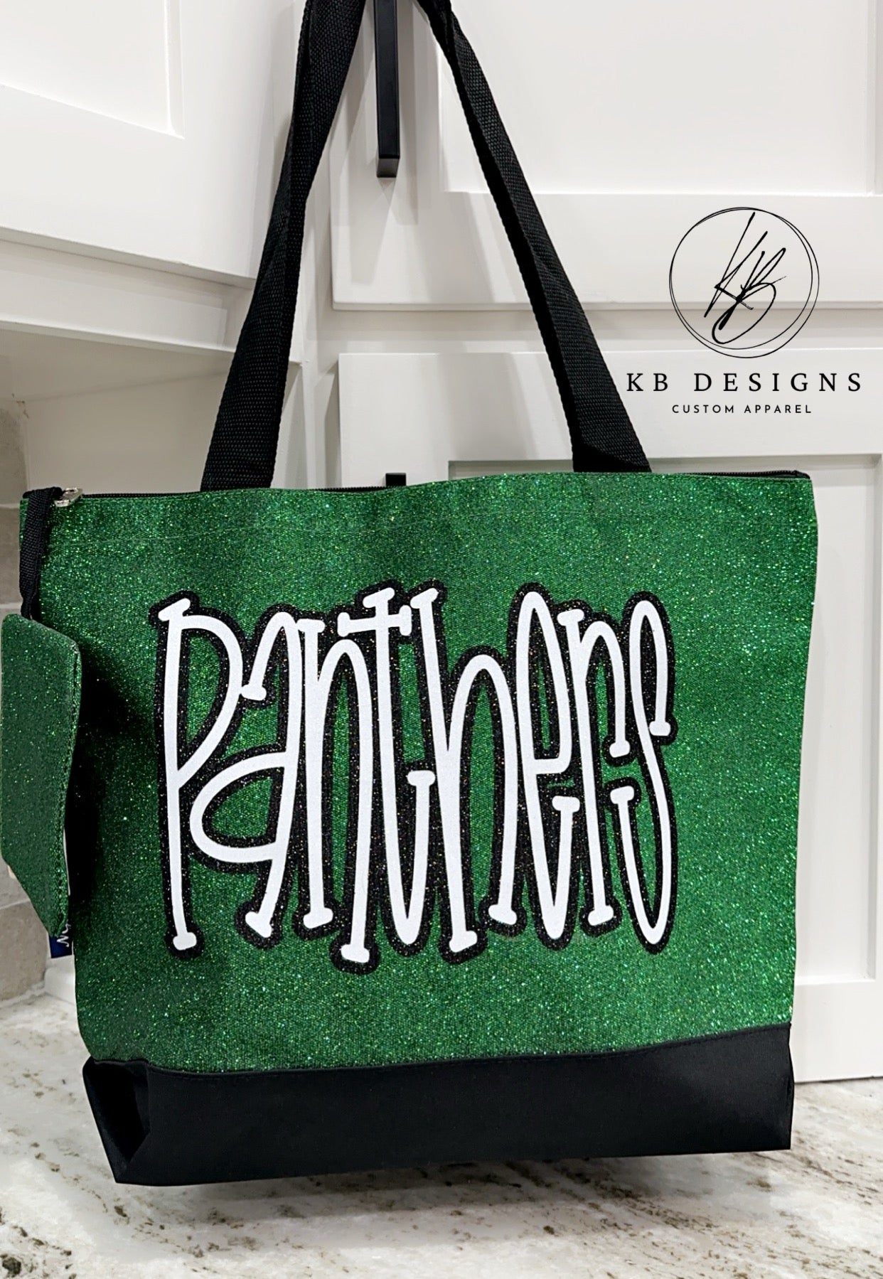 Glitter Canvas Tote Bag