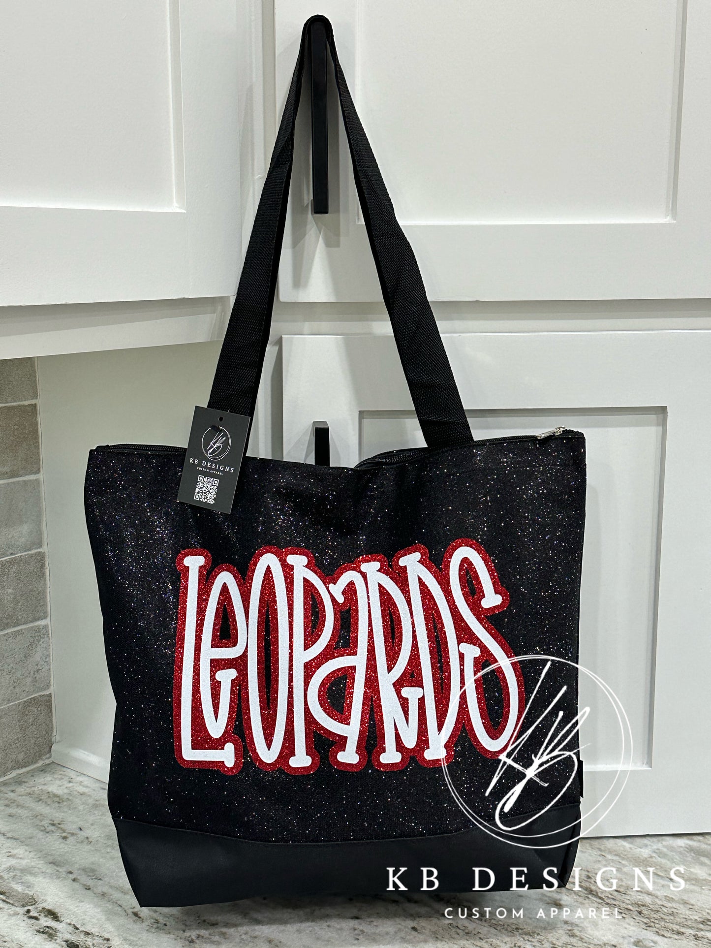 Glitter Canvas Tote Bag