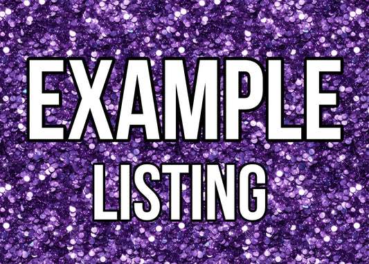 EXAMPLE LISTING (PRIVATE)