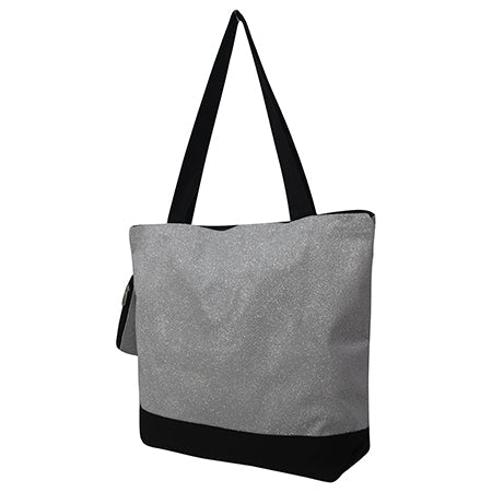 Rockets Glitter Canvas Tote Bag